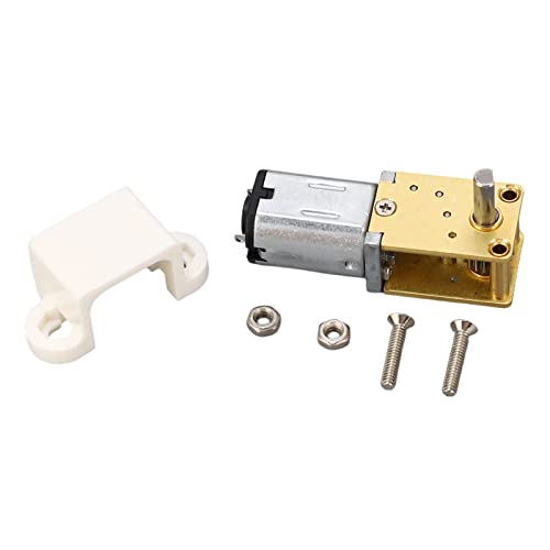 CHICIRIS Mikro - -Wurm Ausgerichtetem Motor DC12V Mini Reduktion 1 Welle Hohe Torsion mit Geringem Geräusch für Waschmaschine Zinklegierung und Messingmaterial (381 UPM) von CHICIRIS