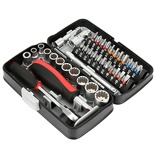 CHICIRIS Mini-Ratschengriff-Schraubendreher-Set Langlebige Werkzeugkit 38pcs Home On-Board-Ersatzteile für Werkzeugbegeisterte CHICIRIS Mini-Ratschengriff-Schraubendreher-Set Langlebige Werkzeugkit 38pcs Home On-Board-Ersatzteile für Werkzeugbegeisterte von CHICIRIS