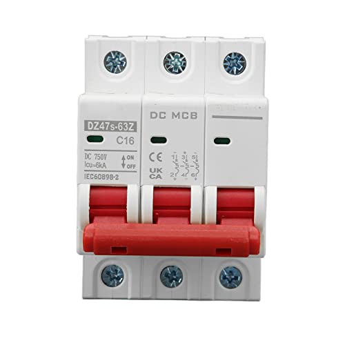 CHICIRIS Mini Safety DC Circuit Breaker 6000A Brechungskapazität für Solarphotovoltaik -System 16A 750 V, Überlastschutzschalter für Schiffsstromsysteme von CHICIRIS