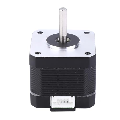 CHICIRIS Nema17 2 Phase Miniatur -Steppermotor 1,8 ° für Präzisionskontrolle Silber für -Enthusiasten (Black) von CHICIRIS