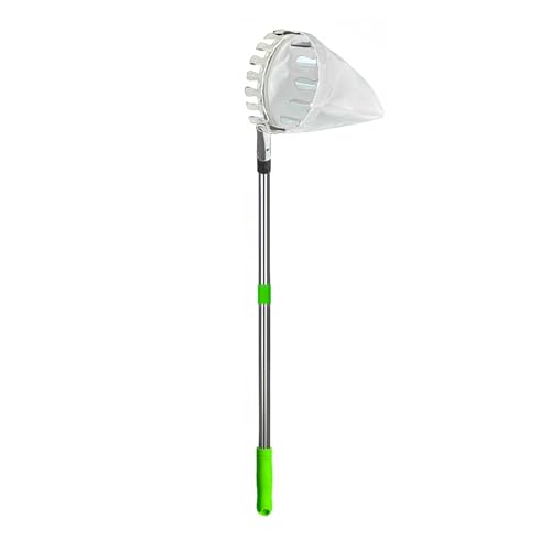 CHICIRIS Obstpicker Pole Tool Edelstahl Einstellbare Länge Easy Installation Vielseitiges Werkzeug für Verschiedene Früchte (2,4 m/94,5 Zoll 6 Abschnitte) von CHICIRIS