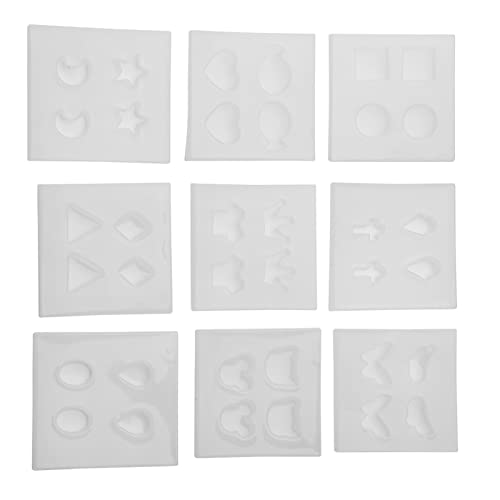 CHICIRIS Ohrringe Schimmelpilzset Haltbares Silikon - -Handgefertigter Werkzeugkit Dekorationen für Schmuckherstellung Ofen, Kühlschrank, Mikrowelle Sicher von CHICIRIS