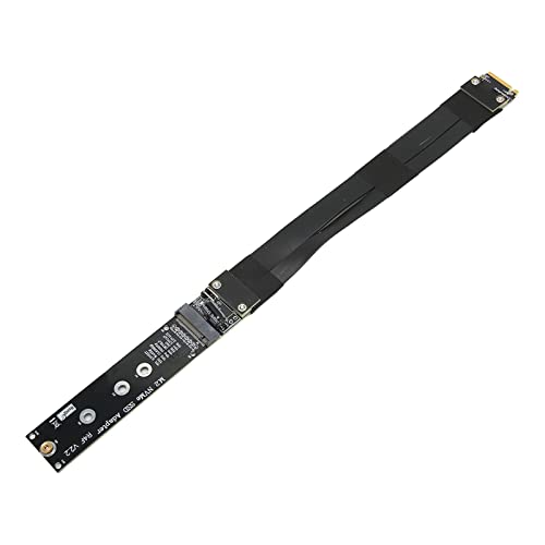 CHICIRIS PCI E 3.0 X4 M Key Full Speed ​​SSD -Verlängerungskabel für, Unterstützt PCIE3.0 X4 32G/BPS -Übertragungsrate, 1 X M.2 NVME SSD Verlängerungskabel, Stecker und Spiel (15 cm) von CHICIRIS