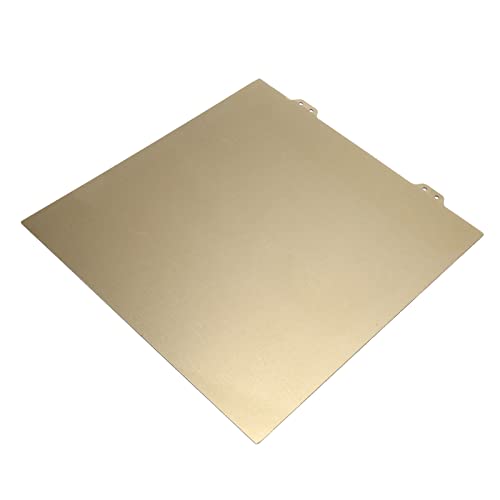 CHICIRIS PEI-Stahlplatte, Doppelseitige Beschichtungs-Goldhitzebeständigkeit für 3D-Drucker-Gebäudeplattendruck (Stahlplatte) von CHICIRIS