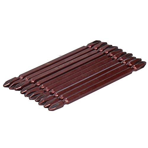 CHICIRIS PH2 Double Cross Schraubendreher Bit Hex Shank -Schraubendreherbits Setzen Sie Accessoire 5 Mm für Haushaltsschrauben und Haupt -Elektrogeräte (100 mm) von CHICIRIS