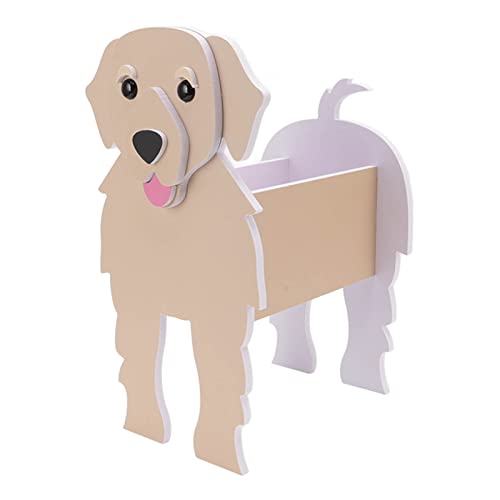 CHICIRIS Pflanzgefäß FüR Hunde, Tier-Blumentopf, PVC, Haustier, Hund, Sukkulenten, Kaktus, Blumen-Pflanzgefäß FüR Gartendekoration, Golden Retriever CHICIRIS Pflanzgefäß FüR Hunde, Tier-Blumentopf, PVC, Haustier, Hund, Sukkulenten, Kaktus, Blumen-Pflanzgefäß FüR Gartendekoration, Golden Retriever von CHICIRIS