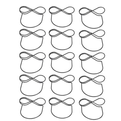 CHICIRIS Platzieren Sie Kartenständer, Tischnummernhalter 15pcs Robuste und Stabile Elegante Look für Memo -Fotobild (BLACK) von CHICIRIS