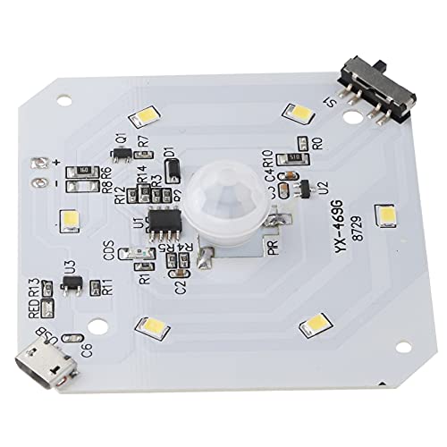 CHICIRIS Präzise Integrierte Lampenplatinesteuerung Wiederaufladbare ABS -Infrarotsensor 2 -Zahnräder für die Dekoration, die für Novices Homes Geeignet Ist von CHICIRIS