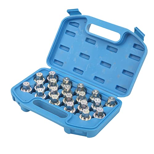 CHICIRIS RAD Lock Lug Nut Set Set Anti -Denft -Lug Entfernung Strom Tool für Autos, Hohe Festigkeitsleistung für Schnelle Reparaturen mit Aufbewahrungsbox, die für Alle Autos Geeignet Ist von CHICIRIS