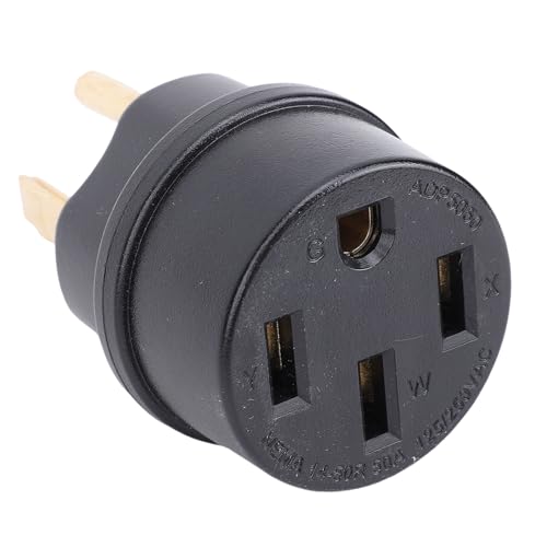 CHICIRIS RV-Generatoradapterstecker, 14-50p Bis 14-50R Generator-Adapter mit Gummi-Metallkonstruktion für Home RV Outdoor-Aktivitäten CHICIRIS RV-Generatoradapterstecker, 14-50p Bis 14-50R Generator-Adapter mit Gummi-Metallkonstruktion für Home RV Outdoor-Aktivitäten von CHICIRIS
