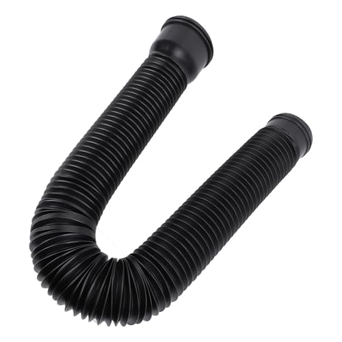 CHICIRIS Regenrinne Downspout -Erweiterung Gutter Flexible Regenpfahlerweiterung Flexible PE Ausleitbarer Abflussabzug für die Outdoor Villa Runde (Black) von CHICIRIS
