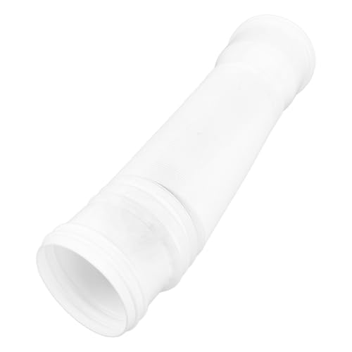 CHICIRIS Regenrinne Downspout -Erweiterung Gutter Flexible Regenpfahlerweiterung Flexible PE Ausleitbarer Abflussabzug für die Outdoor Villa Runde (White) von CHICIRIS
