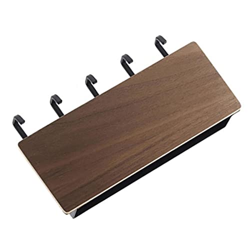 CHICIRIS Schlüsselhalter Wandhalterung, Schlüsselhalter an der Wand Holzschlüssel Rack Wandmontage Key Halter Wandschlüsselhalter für Zuhause (Walnussfarbe) von CHICIRIS