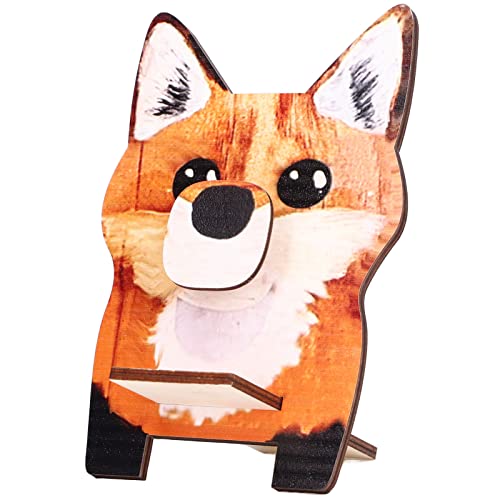 CHICIRIS Schmuckständer in Tierform, Einzigartiges Schönes Design, Natürlicher, Geruchloser Brillenständer aus Verbundholz(Fuchs) von CHICIRIS