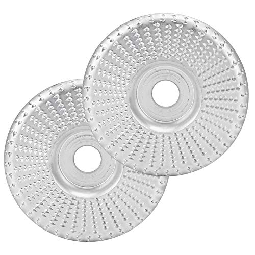 CHICIRIS Schnitzscheibenscheibenscheibenrad Kohlenstoffstahl C45 Silber für Winkelschleife - Haltbares Zeitsparendes Holzschnitzwerkzeug CHICIRIS Schnitzscheibenscheibenscheibenrad Kohlenstoffstahl C45 Silber für Winkelschleife - Haltbares Zeitsparendes Holzschnitzwerkzeug von CHICIRIS