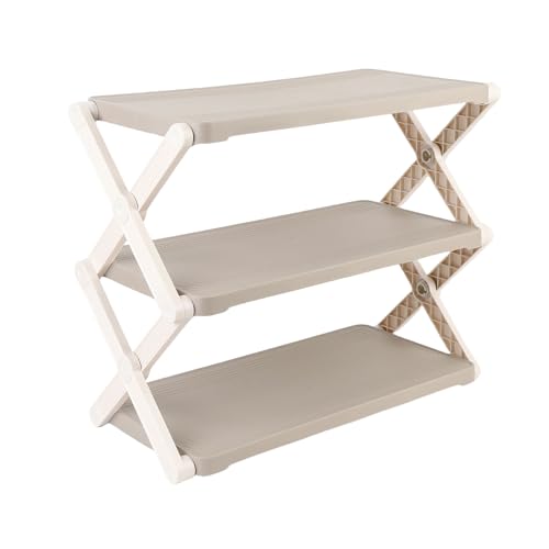 CHICIRIS Schuhregal, X -förmige Säule Kleiner Schuhregal für den Flur (3-stöckig) von CHICIRIS