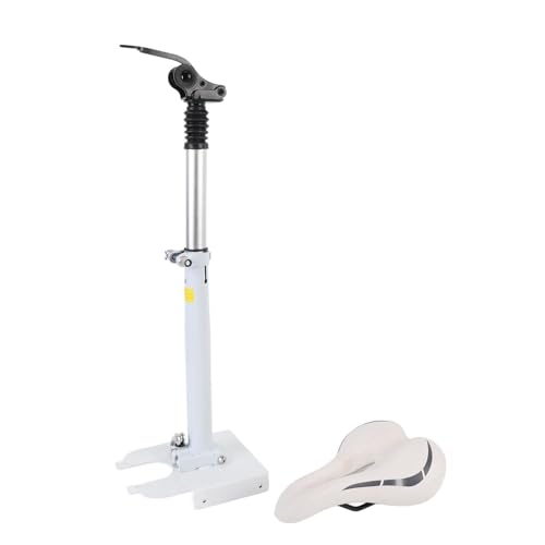 CHICIRIS Sella für Elektroroller, Stoßdämpfung Verbessert den Sattel des Fahrkomforts für den Roller -Schaumstoffpolster für M365 1s Lite (White) von CHICIRIS