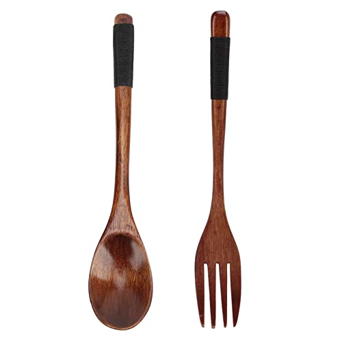 CHICIRIS Set Japanischer Holzbestecker mit Erhöhter Reibung und Griff, Ideal für die Verkostung und Mischung - Umfasst 3 Löffel und 3 Gabeln für Koreanische und Japanische Küche CHICIRIS Set Japanischer Holzbestecker mit Erhöhter Reibung und Griff, Ideal für die Verkostung und Mischung - Umfasst 3 Löffel und 3 Gabeln für Koreanische und Japanische Küche von CHICIRIS