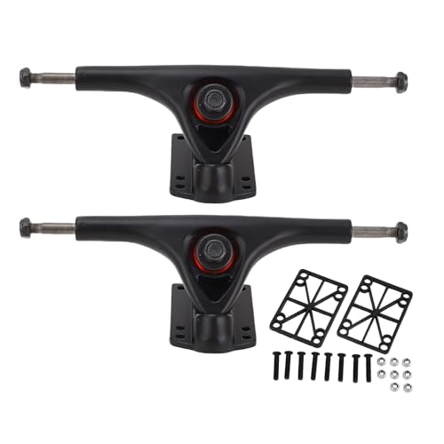 CHICIRIS Skateboard -LKW 1 Paar 7 -Zoll -Skateboard -Brücke Hochleistungs -Aluminium -Legierung Longboard -LKWs Zum Tanzen von Longboards mit Einem Vollen Set Waschmaschinen, Schrauben von CHICIRIS