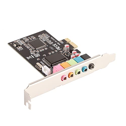 CHICIRIS Soundkarte 6 Kanäle Stereo-Desktop-Audiosignalkonvertierung Hardware für PC Computer PCI-E Soundkarte Kompatibel mit 7/Vista/XP 32/64-Bit CHICIRIS Soundkarte 6 Kanäle Stereo-Desktop-Audiosignalkonvertierung Hardware für PC Computer PCI-E Soundkarte Kompatibel mit 7/Vista/XP 32/64-Bit von CHICIRIS