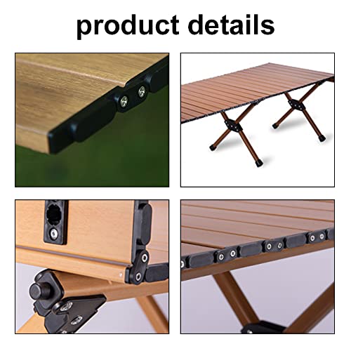 CHICIRIS Tragbarer Großer Aluminium-Legierungs-Campingtisch, Klapprollcamptisch für Küche Im Freien, Picknick, Strand, Hinterhöfe mit Tragetasche (900x600mm) von CHICIRIS