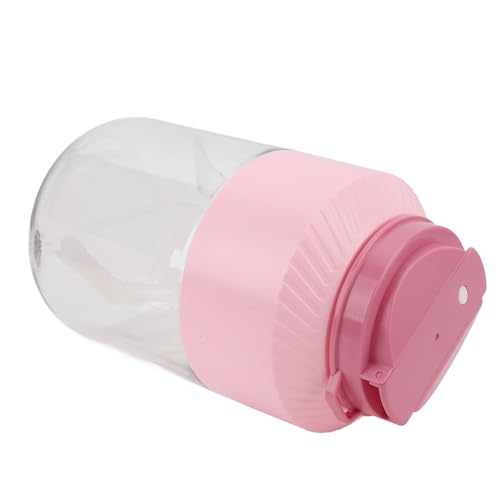CHICIRIS Tragbarer Mixer Cordless Mixer Travel 1000 Ml 18000 U/Min 3000-mAh Batterie-C-Lade-BPA-freies PC-Material mit Automatischer Reinigung mit Zwei Deckeln für Smoothies-Shakes (PINK) von CHICIRIS