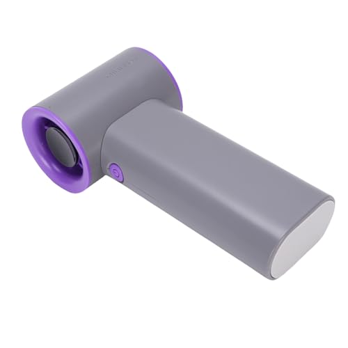 CHICIRIS Tragbarer Stufenloser Handheld -Lüfterverstellbares USB -wiederaufladbarer Mini Lüfter mit Digitaldisplay für Travel Camping Office Home (GREY) von CHICIRIS