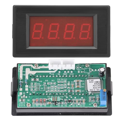 CHICIRIS Tragbares Leichtes DC Voltmeter 3 1/2 Ziffer Rot -LED -Anzeige Genauige Messspannungsmesser für Automobilbegeisterte und Mechanik (DC5V/DC10V/DC20V) von CHICIRIS