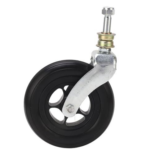 CHICIRIS Universeller Stoßdämpfung 6 -Zoll -schwarzes Pu Caster Rad für Rollstuhlfahrer Zauberner Austausch, Geeignet für ältere und Behinderte Personen von CHICIRIS