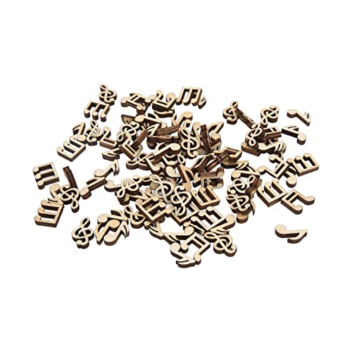 CHICIRIS Unvollendete Holzausschnitte Modische Vintage -Musiknoten für Urlaubsschmuck 100pcs CHICIRIS Unvollendete Holzausschnitte Modische Vintage -Musiknoten für Urlaubsschmuck 100pcs von CHICIRIS