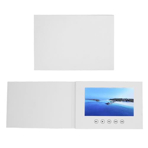 CHICIRIS Video -Grußkarte mit LCD -Bildschirm 720p HD Video -Wiedergabe Elektronischer Broschüre mit 128 M Speicher für DIY Hochzeit Weihnachten (10 Zoll) von CHICIRIS