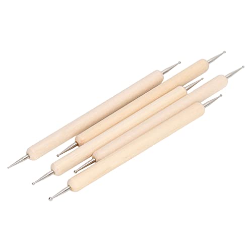 CHICIRIS Zeichnen von Stiften Nachhaltiger Doppel -Doppel -Ball Aster Stylus für Künstlerische Projekte, 5pcs für Nageldesign, Malerei, Skulptur, Fertigung von CHICIRIS