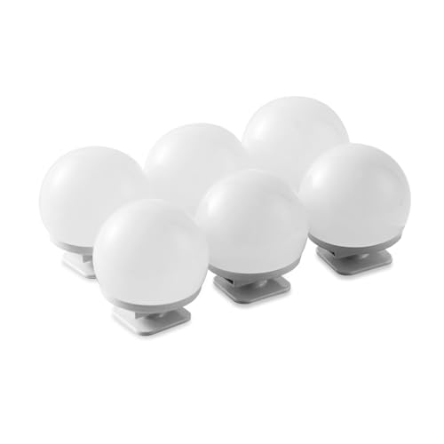 CHICIRIS -up -Spiegelleuchten 12 Prozent 45 Mm Einstellbar Dimmbare USB für Schlafzimmerbad, Zusätzliche Beleuchtung, Controller für Waschtischbeleuchtung. (6PCS) von CHICIRIS