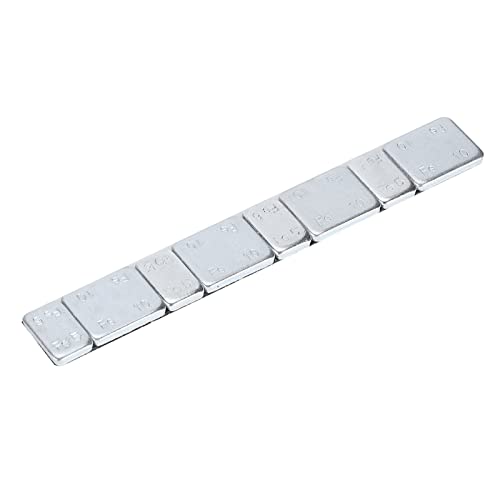 Haftrad -Balancer 60G 25 Streifen Selbstkleber Rad Reifenbalancer für Alle Arten von und Felgen (5g+10g*25 Stück) von CHICIRIS