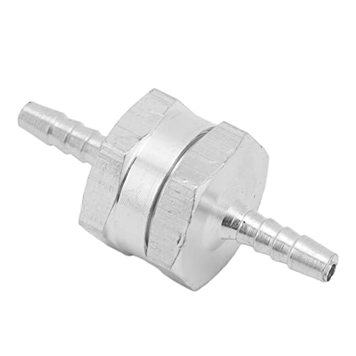 Kraftstoff Rückschlagventil Einweg-Rückschlagventil Aluminiumlegierung Universal für Kraftstoff Benzin Öl Benzin Wasser(4mm) valve default von CHICIRIS