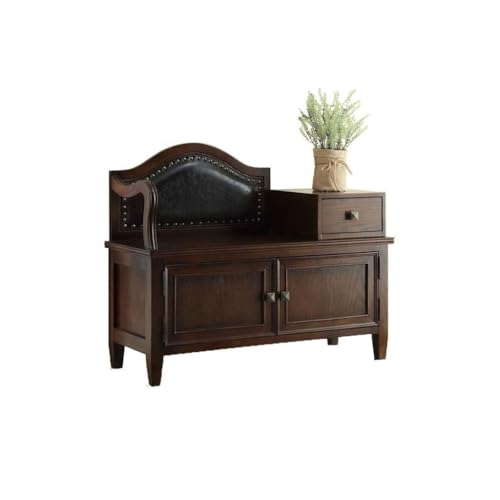 CHICKEN Schuhbank Schuhwechselhocker Home Door Multifunktionaler Schiebetür-Schuhschrank Sitzbarer Schuhwechselschrankhocker Schuhregal FüR Den Eingangsbereich(S100cm) von CHICKEN