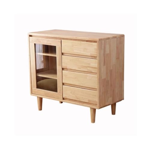 CHICKEN Sideboardschrank Esszimmer Sideboard Wohnzimmer Teeschrank mit Tür Schrank Weinschrank Küche Geschirr Lagerschrank Buffetschrank Mit Stauraum von CHICKEN