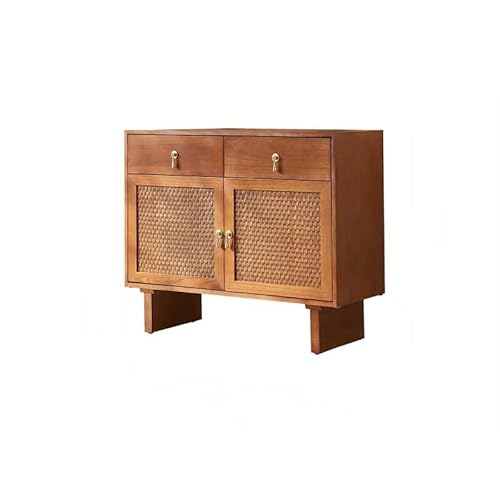 CHICKEN Sideboardschrank Holz Sideboard Gegen Die Wand Rattan Lagerung Sideboard Tee Schrank Restaurant Geschirr Schrank Buffetschrank Mit Stauraum CHICKEN Sideboardschrank Holz Sideboard Gegen Die Wand Rattan Lagerung Sideboard Tee Schrank Restaurant Geschirr Schrank Buffetschrank Mit Stauraum von CHICKEN