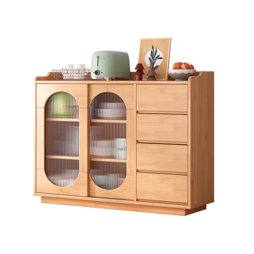 CHICKEN Sideboardschrank Home Moderner Minimalistischer Teeschrank Wohnzimmer Sideboard Lagerschrank Küchenschrank Lagerschrank Buffetschrank Mit Stauraum(A) von CHICKEN