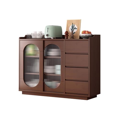 CHICKEN Sideboardschrank Home Moderner Minimalistischer Teeschrank Wohnzimmer Sideboard Lagerschrank Küchenschrank Lagerschrank Buffetschrank Mit Stauraum(B) von CHICKEN