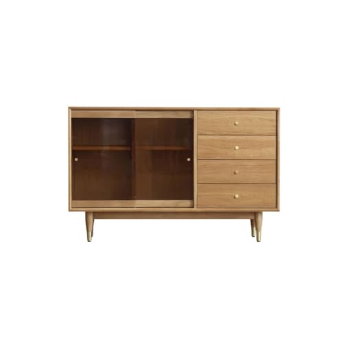 CHICKEN Sideboardschrank Nordic Dining Sideboard Japanischer Stil Möbel Schrank Home Wohnzimmer Küchenschrank Restaurant Lagerschrank Buffetschrank Mit Stauraum von CHICKEN
