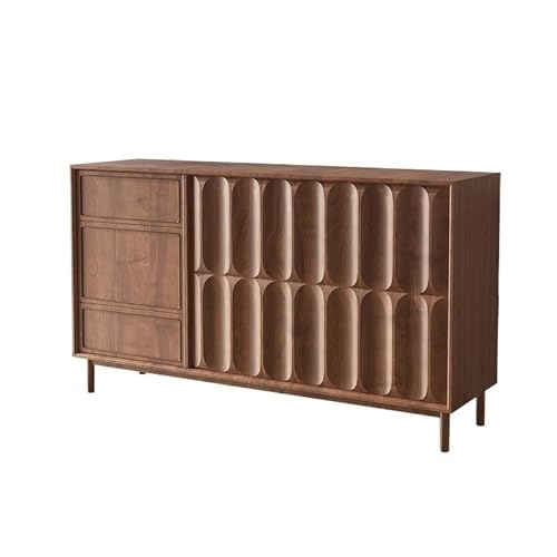 CHICKEN Sideboardschrank Retro Veranda Schrank Massivholz Wohnzimmer Schlafzimmer Wand Sideboard Buffetschrank Mit Stauraum(140cm) von CHICKEN