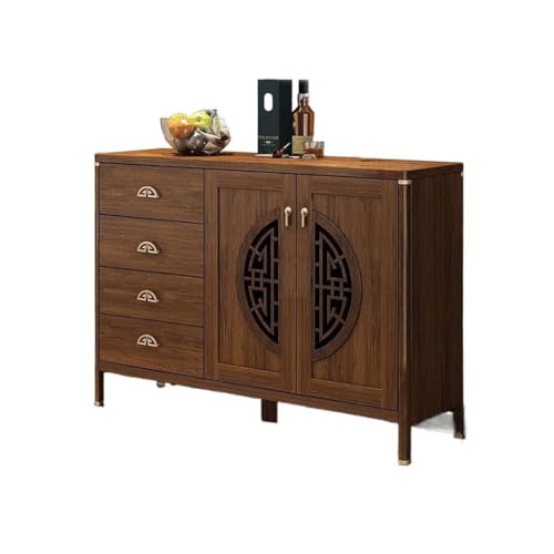 CHICKEN Sideboardschrank Sideboard, Weinschrank, Lagerschrank, Küchenschrank, Haushaltslagerschrank mit Tür, Wohnzimmer, Teeschrank Buffetschrank Mit Stauraum von CHICKEN