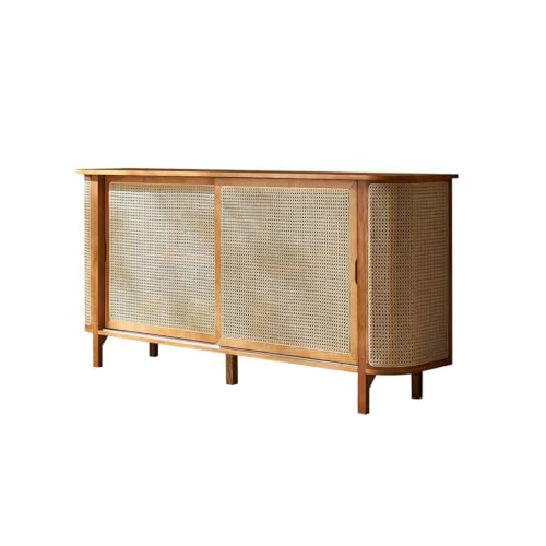 CHICKEN Sideboardschrank Wohnzimmer Holz Wand Sideboard Küche Lagerung Schrank Rattan Multifunktionale Lagerung Sideboard Buffetschrank Mit Stauraum CHICKEN Sideboardschrank Wohnzimmer Holz Wand Sideboard Küche Lagerung Schrank Rattan Multifunktionale Lagerung Sideboard Buffetschrank Mit Stauraum von CHICKEN
