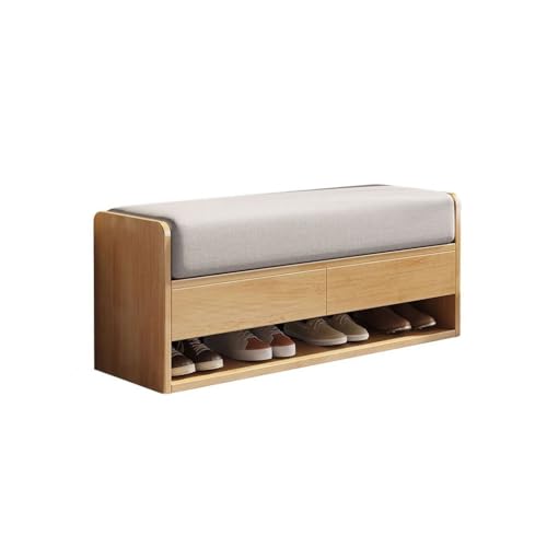 Schuhbank Schuhwechselhocker, Home-Türhocker, integrierter einfacher Einstieg, Aufbewahrung, Schuhregal, weiches Paket, Türhocker Schuhregal FüR Den Eingangsbereich(A) von CHICKEN