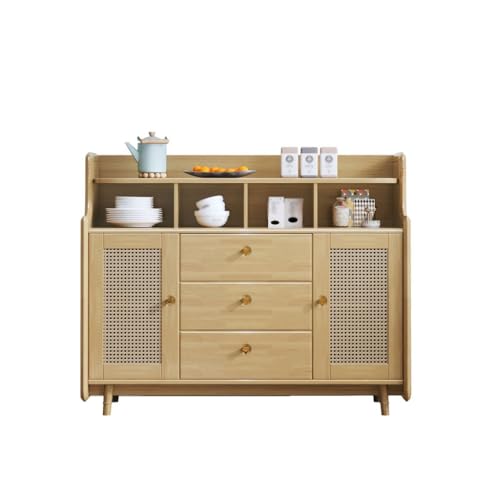 Sideboardschrank Anrichte im japanischen Stil mit Zwei Türen und DREI Schubladen for Restaurants, Küche, Geschirr, Aufbewahrungsschrank, Wohnzimmer, Teeschrank Buffetschrank Mit Stauraum Sideboardschrank Anrichte im japanischen Stil mit Zwei Türen und DREI Schubladen for Restaurants, Küche, Geschirr, Aufbewahrungsschrank, Wohnzimmer, Teeschrank Buffetschrank Mit Stauraum von CHICKEN