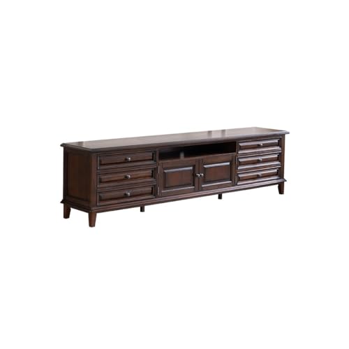 TV-Konsole TV-Schrank aus Holz for Zuhause mit Mehreren Schubladen, Landhausmöbel, Wohnzimmer-Holzschrank Wohnzimmer-TV-Ständer von CHICKEN