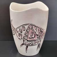 Vintage Auerochse Vase 1950 Keramik Vallauris Von Raymond Chastagnol 50Er Rockabilly 1950Er von CHICPLASTIC