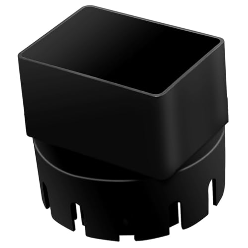 CHICTRY Downspout Drainage Adapter für Drain Pipe Fliesen - Universal Design rund zu quadratischen Rinnen Drain Pipe Fliesen passen Schwarz 2 * 3 Zoll One Size CHICTRY Downspout Drainage Adapter für Drain Pipe Fliesen - Universal Design rund zu quadratischen Rinnen Drain Pipe Fliesen passen Schwarz 2 * 3 Zoll One Size von CHICTRY