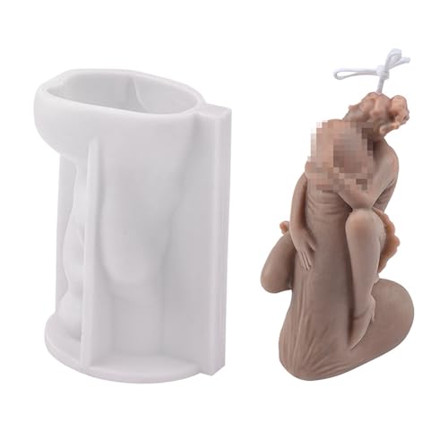 CHICTRY Silikon 3D Kerzen Formen in Penis/Vulva Muster Kerzen Gießform Silikonform für Handwerk Home Decor Ornamente Type B One Size von CHICTRY